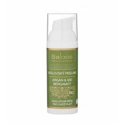 Saloos Bio Royal Peeling Argan & Q10 cu Bergamotă, 50ml