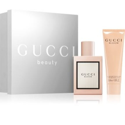 Set Parfum Gucci Bloom, Eau de Parfum 50 ml + Lotie pentru Corp 100 ml