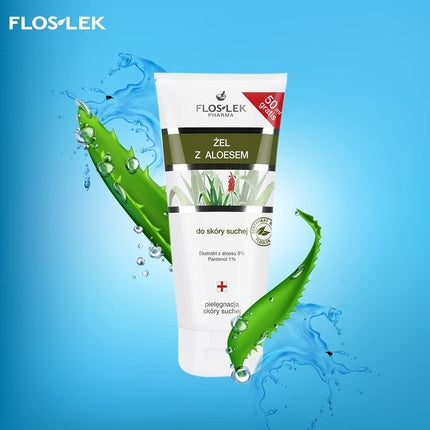 Gel Aloe Vera, Floslek Pharma, pentru piele uscată, 200ml