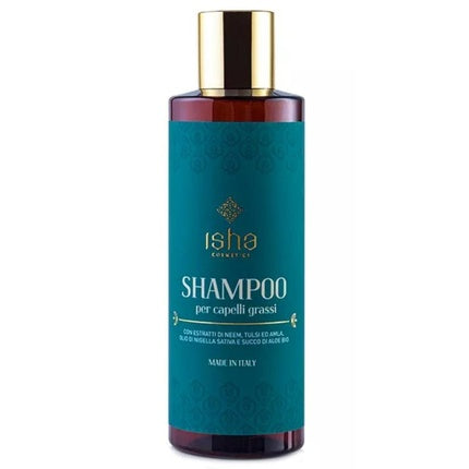 Șampon Seboregulator Natural Ayurvedic Isha Cosmetics cu Neem, Tulsi și Amla