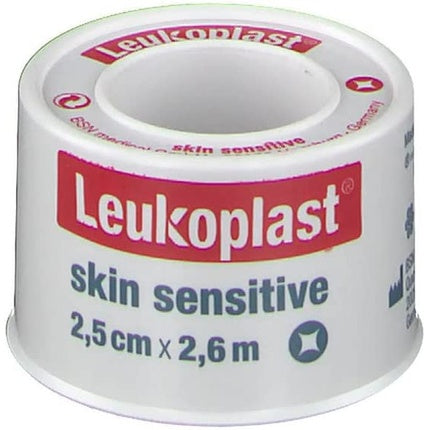 Bandă adezivă medicală, Leukoplast, Skin Sensitive, 2.5 cm x 2.6 m
