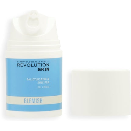 Cremă gel, Revolution Beauty, Salicylic Acid, albastru