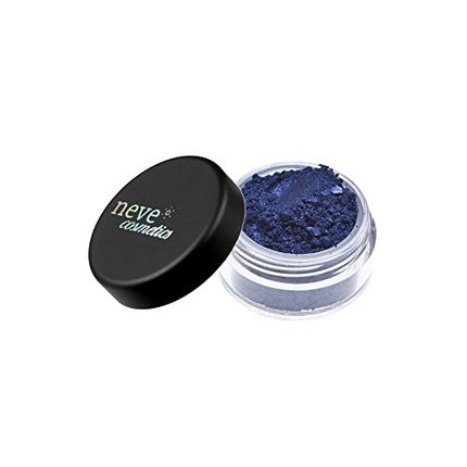 Paletă de farduri minerale Neve Cosmetics Camden Town, albastru închis cu sclipici