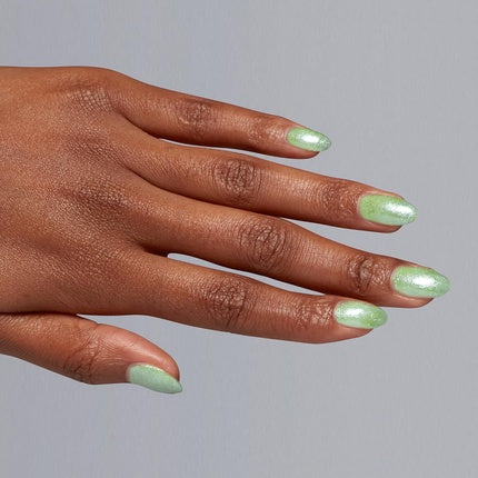 OPI Gelcolor, Verde cu sclipici, Smudge Proof