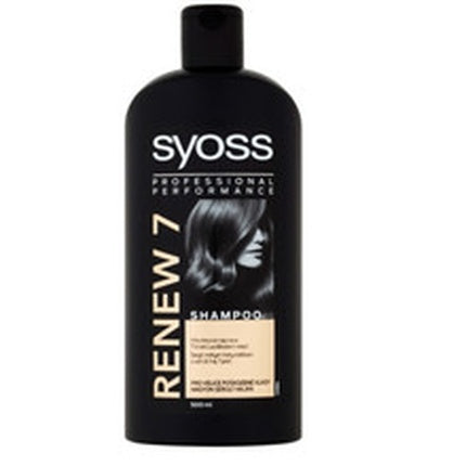 Șampon reparator Syoss Renew 7 pentru păr foarte deteriorat, 500 ml