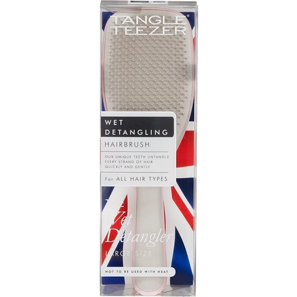 Perie păr Tangle Teezer, model Large Wet Detangler, gri roz