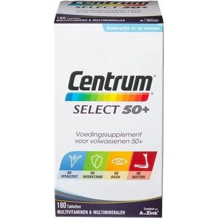 Centrum Select 50 Plus, Multivitamin, 180 tablete, formulă pentru adulți peste 50 de ani
