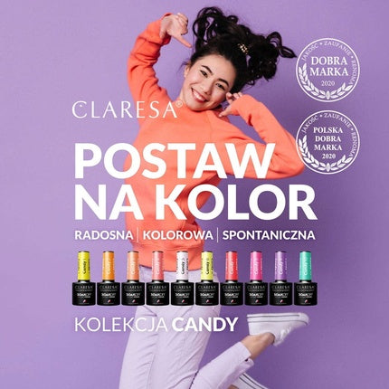 Ojă UV, Claresa, 5ml, Candy