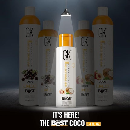Ser pentru Păr GK HAIR The Best COCO Smoothing Keratin Treatment, Cocos, 100ml