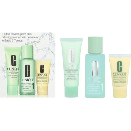Set Curățare Față, Clinique, Verde-Galben