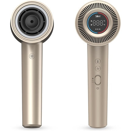 Uscător de păr Silk'n SilkyAir Pro HDB003, motor fără perii, tehnologie ioni de apă, 1600W, culoare champagne