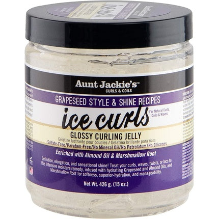Gel de păr, Aunt Jackie's Ice Curls Glossy Curling Jelly, 426g, transparent