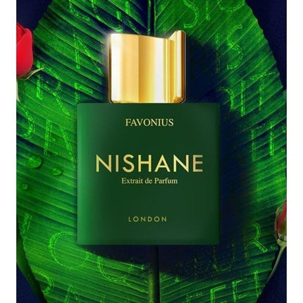 Parfum, Nishane, Favonius, verde, capac auriu