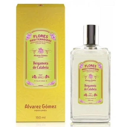 Eau de Toilette Alvarez Gómez Bergamota de Calabria, culoare galbenă, capacitate 150 ml