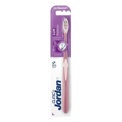 Periuță de dinți Clinics Jordan Gum Protector, ultrasoft, roz
