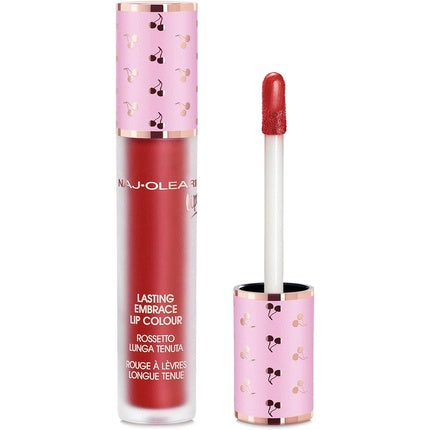 Roșu Metallic, Naj Oleari, Lasting Embrace Lip Colour, 12