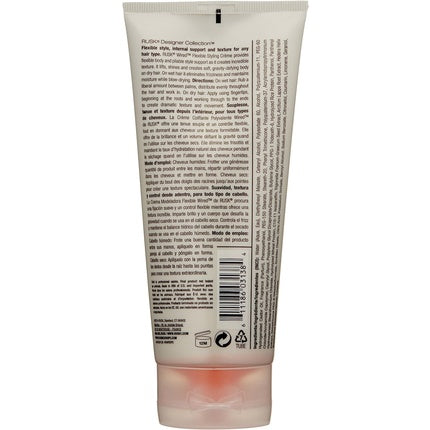 Cremă de stilizare Rusk Wired pentru unisex, 6oz, alb