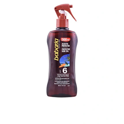 Ulei Protector Solar Babaria SPF 6, cu Ulei de Morcov, 300ml, Spray