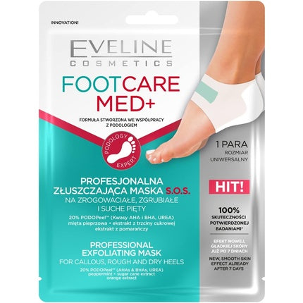 Masca exfolianta calcaie, Eveline Cosmetics, 30g