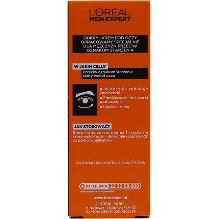 Cremă ochi, L'Oréal, Vita Lift, roșu