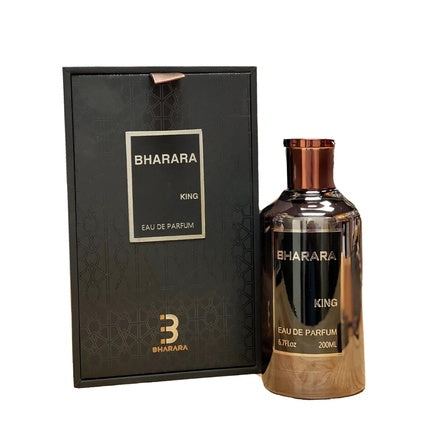 Bharara King Eau De Parfum 200 ml - Sticlă Aurie cu Capac Bronz