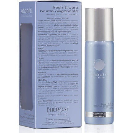 Spray facial, Atashi, Fresh & Pure, oxigenant, 60 ml