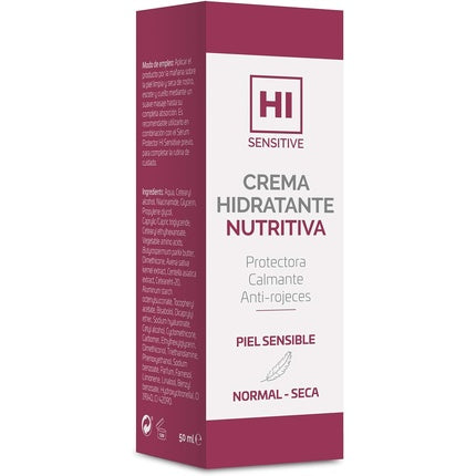 Cremă Față Hi Sensitive Nutritivă, 50ml, Alb/Roz