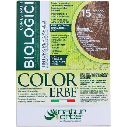 Vopsea păr, Natur Erbe, 15 Biondo Dorato