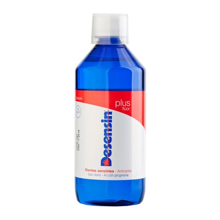 Rinse bucal Desensin Plus, 500ml, albastru, design ergonomic