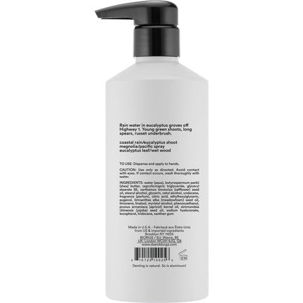 Loțiune mâini, D.S. & Durga, Big Sur After Rain, 400 ml