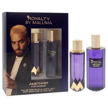 Set Cadou Parfum Amethyst for Women, 2.5oz EDP și 8oz Body Spray