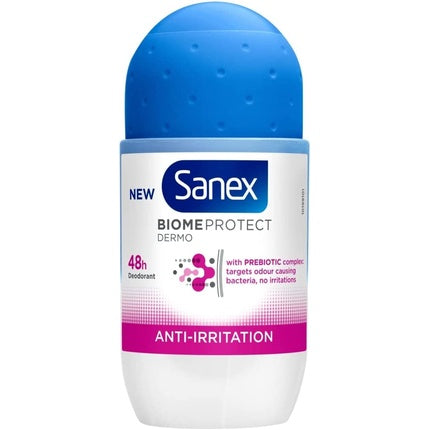 Sanex Biome Protect Dermo Anti-Irritation Roll On Deodorant, 65 g