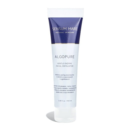 Mască facială exfoliantă blândă cu enzime Algopure de la Sensum Mare