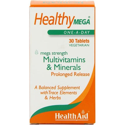 Supliment alimentar, HealthAid, Healthy Mega, 30 tablete