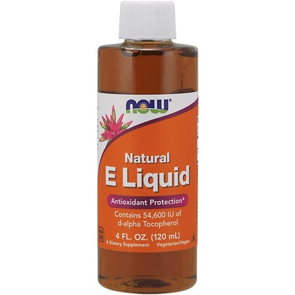 Supliment Vitamină E, Now Foods, Lichid Natural, Antioxidant, 120 ml