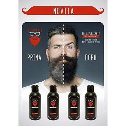 Gel fixativ, Hipsteria, Reflectorizant, Negru