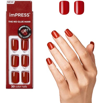 Kiss Impress Color Gel Nail Kit Reddy Or Not, gel polimerizat