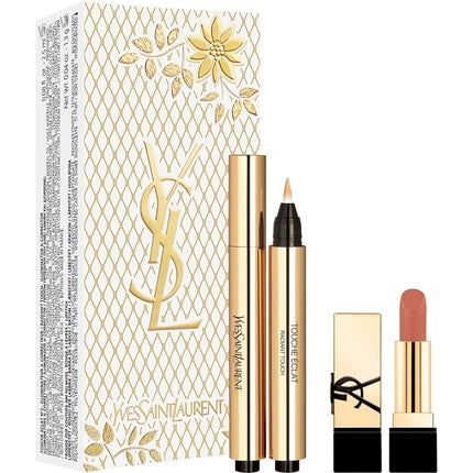 Set Cosmetice Yves Saint Laurent Touche Éclat & Rouge Pur Couture 02 Mini