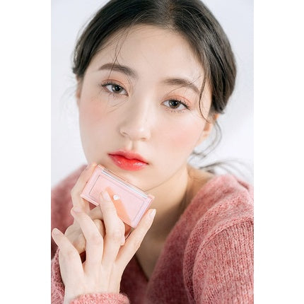 Rum&Nd Blush, C01 Peach Chip, pudră blush, ambalaj transparent