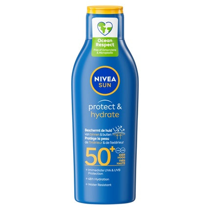 Lactat de protecție solară Nivea Sun Protect & Hydrate SPF50+, 200ml