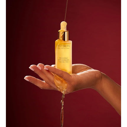 Ulei Facial Antioxidant Reviving, Mz Skin, 30 ml, sticlă cu pompă aurie