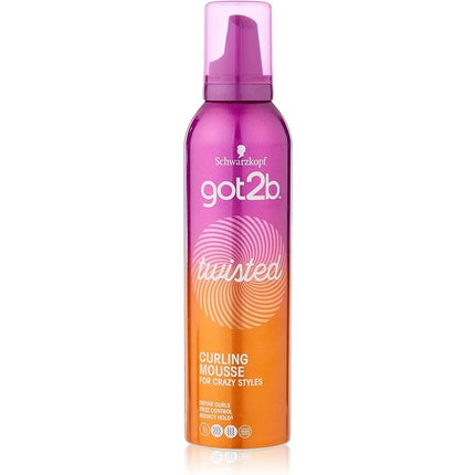 Spumă pentru bucle, Schwarzkopf got2b, anti-frizz, 250ml