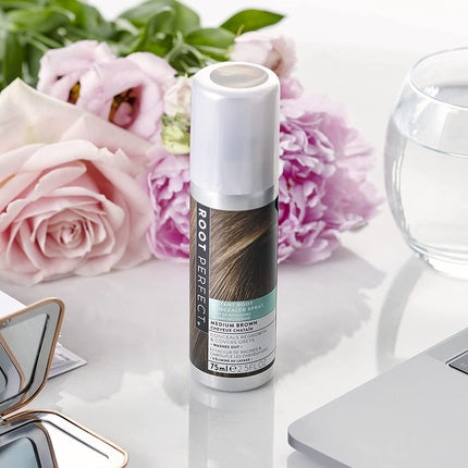 Spray de mascare rădăcini Root Perfect, Medium Brown, 75ml
