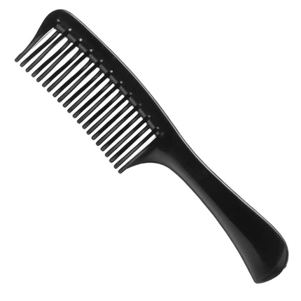 Pieptene cu dinți curbați, Eurostil, curbat, negru, plastic