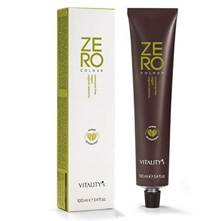 Vitality's Zero Vegan Colour Cream, Vopsea de păr pe bază de plante, Light Brown, 100ml