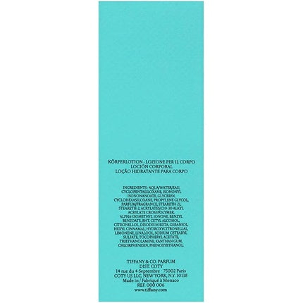 Lotiune hidratanta, Tiffany & Co., BL 200ml