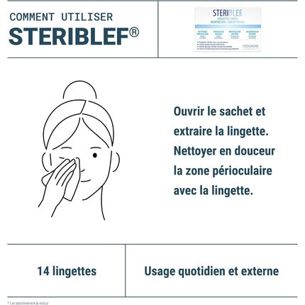 Lingete sterile Densmore Steriblue, 10 lingete/plic