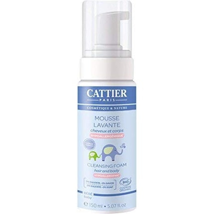Spumă Curățare Corp și Păr, Cattier, 150ml