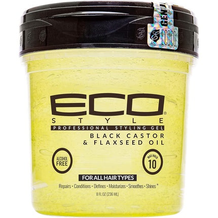 Gel de păr, Eco Styler, Black Castor & Flaxseed, 235ml