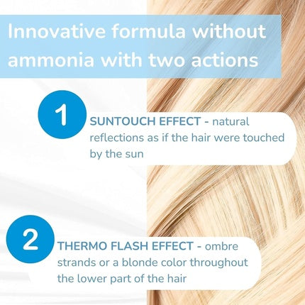 Spray de decolorare păr Suntouched Hair Lightener cu efect Thermo Flash - 2 în 1, 240 g
